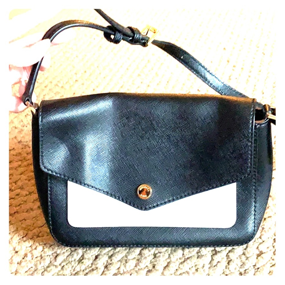 MIchael Kors small black and white purse